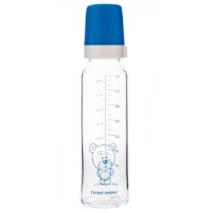 Бутылочка для кормления Canpol babies стекло, соска силикон, 240 мл