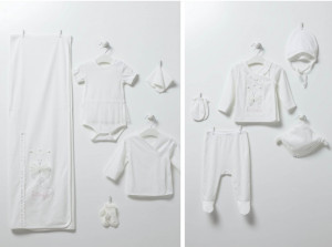 Комплект одежды для новорожденного Caramell Butterfly, 100%хлопок, 10 элементов, 0-1м