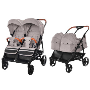Коляска для двойни CARRELLO Connect CRL-5502/1, трансформер
