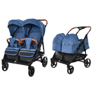 Коляска для двойни CARRELLO Connect CRL-5502/1, трансформер