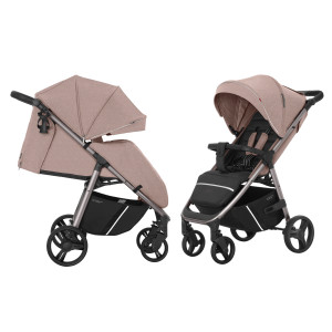 Коляска прогулочная Carrello Bravo Plus CRL-5515/1, рама цв. Platinum, с дождевиком