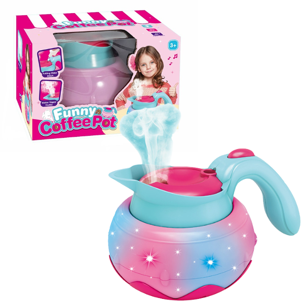 Чайник детский Essa Toys FunnyCoffePot, выделяет пар, звук/свет