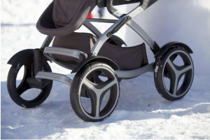 Коляска универсальная Chicco Duo Arctic 2в1, зимние колеса