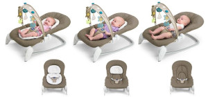 Кресло - качалка Chicco Hoopla, шезлонг для новорожденных