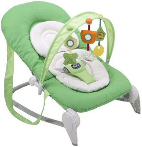 Кресло - качалка Chicco Hoopla, шезлонг для новорожденных