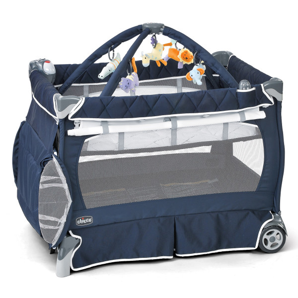 Кроватка - манеж Chicco Lullaby Lux, с пеленальным столиком, с сумкой, для путешествий