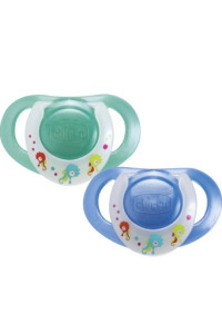 Пустышки Chicco Physio, силикон, 4m+, Blue, 2шт.