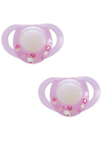 Пустышки Chicco Physio, силикон, 0m+, Pink, 2шт.