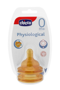 Соска для бутылочки Chicco латекс, 0м+, 2 шт., нормальный поток