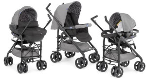 Коляска универсальная Chicco Trio Sprint, 3 в 1, расцветки 2016г.