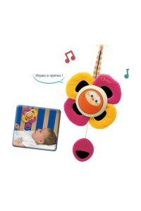 Игрушка на кроватку Chicco Музыкальный цветочек, подвеска, музыкальная