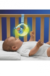 Игрушка на кроватку Chicco Луна, для мальчиков, музыкальная, подвесная, светильник