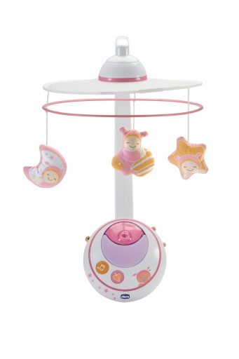 Игрушка - проектор на кроватку Chicco Magic stars, для девочек, карусель, мобиль, музыкальный ночник