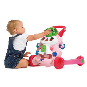 Игрушка развивающая Chicco Первые шаги, ходунки - игровой центр, розовый