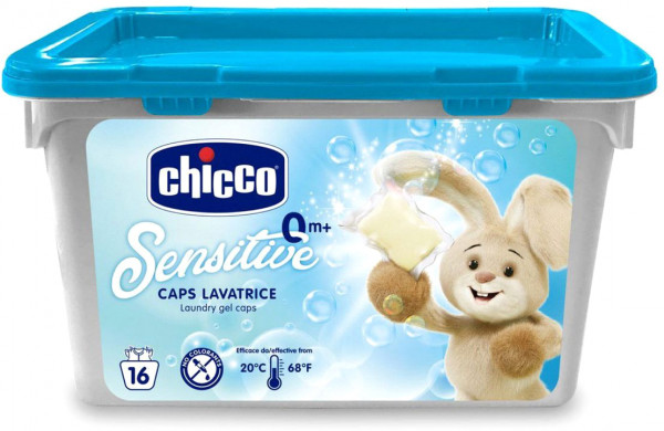 Капсулы для стирки Chicco Sensitive, 16 шт.