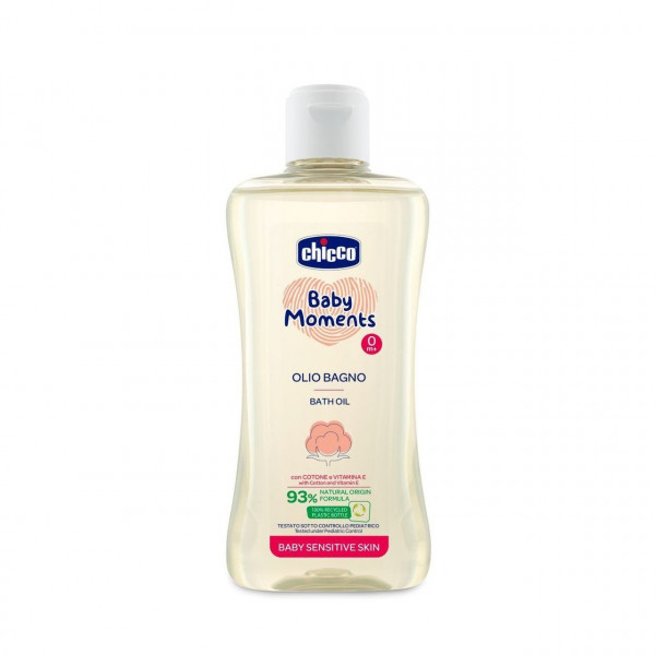Масло для ванны Chicco Baby Moments, для чувствительной кожи, 200мл