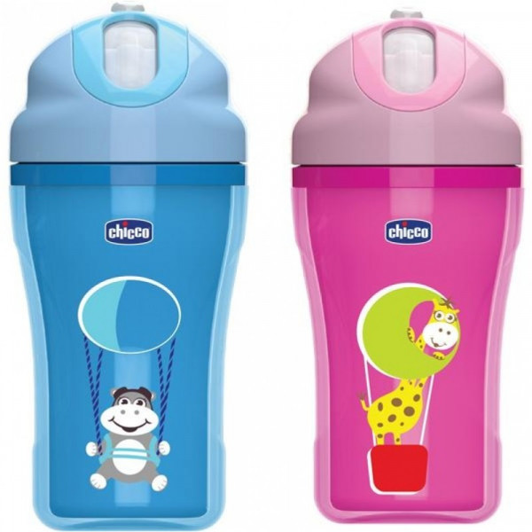 Поильник чашка Chicco Insulated Cup (с рисунком), 18m+, 266ml