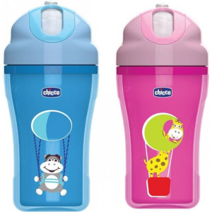 Поильник чашка Chicco Insulated Cup (с рисунком), 18m+, 266ml