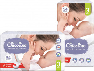 Подгузники Chicolino №3 (4-9 кг), 54 шт.