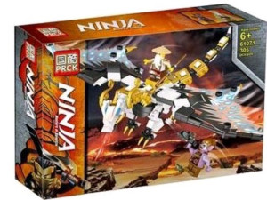 Конструктор 61071 Боевой дракон мастера Ву, 305 деталей