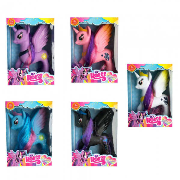 Игрушка Little Pony ZR-213B-C-D-E-F Лошадка, 17,5см