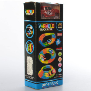 Трек Variable GD-49A, 66см, светится в темноте, 49 деталей