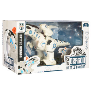Динозавр Battle Dragon 0830, ходит, стреляет, с музыкой и светом, 34см