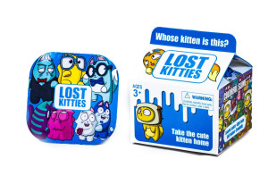 Фигурка из серии Lost Kitties Кот в молоке