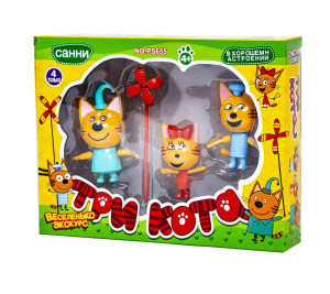 Игровой набор фигурок PS655 из мультфильма Три кота