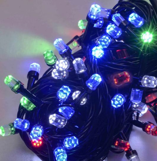 Гирлянда электрическая Рубин 1281-54 LED, 4 цвета, 8 метров
