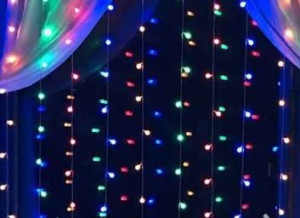 Гирлянда электрическая 1473-54 LED Штора шарики, уличная, длина 3 м, IP64
