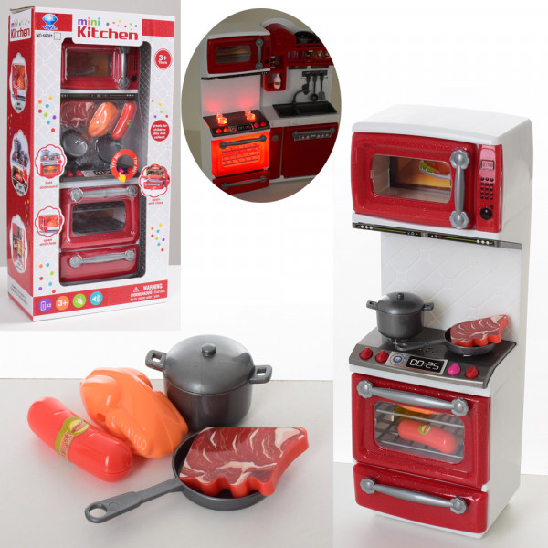 Игровой набор 66081 Кухня с посудой, со звуком и светом