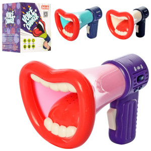 Игрушка Мегафон ZZ1426B, со звуком, записью, меняет голос, 16см