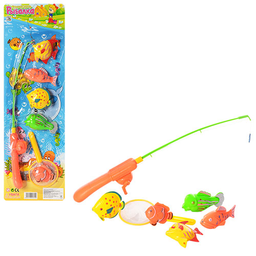 Игрушка детская Рыбалка M 0038 U/R, 5 рыбок