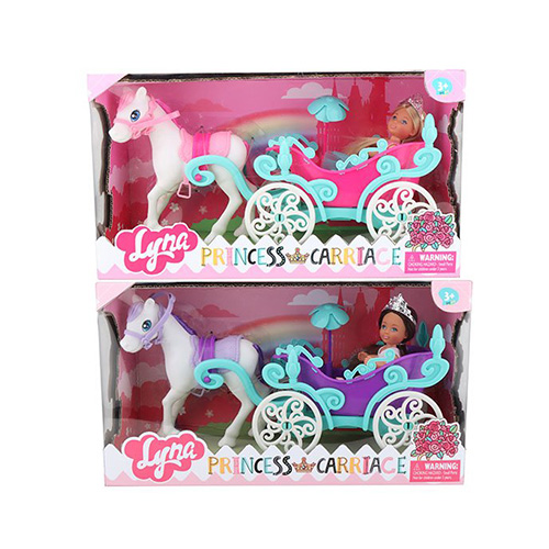 Кукла в карете с лошадью 4621, 30 см