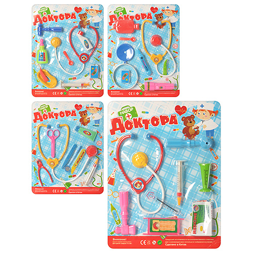 Игрушка 8018ABCD Набор доктора, 8 предметов