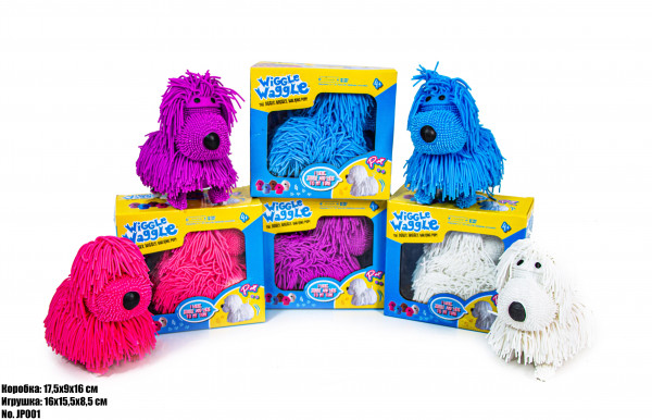 Собачка интерактивная Wiggle Waggle JP001, ходит, лает