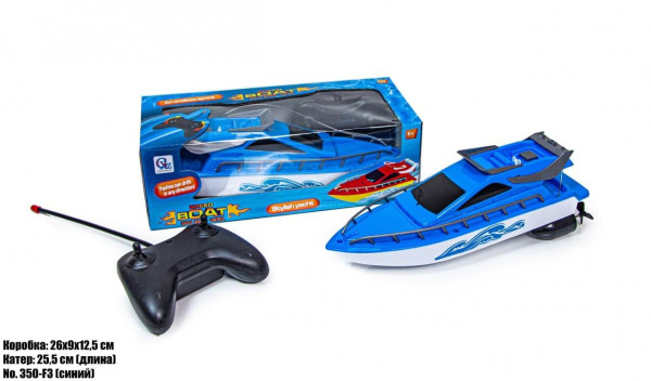 Катер Racing Boat 350-F3, на пульте управления, 25,5 см