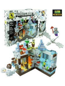 Конструктор Renzaima Minekraft 681 Нападение на белую крепость, 681 деталь