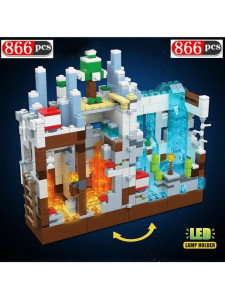 Конструктор Renzaima Minekraft 681 Нападение на белую крепость, 681 деталь