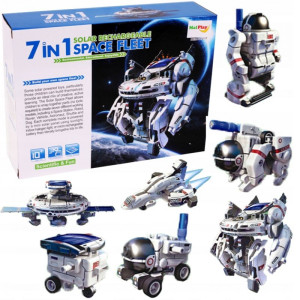 Робот-трансформер Solar Robot 7 в 1 Space, солнечная батарея