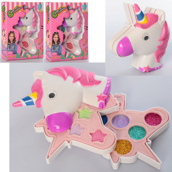 Косметика для девочек 353-A-B-C Единорог, 2 яруса