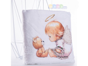 Крыжма для крещения Рисунки 323, 90 х 80 см, микрофибра