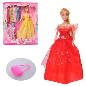 Кукла Барби KD8829-B, с нарядами и аксессуарами, 28см