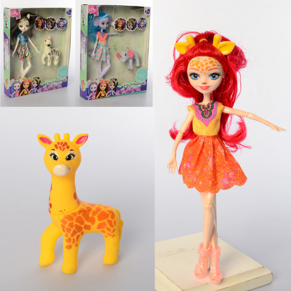 Кукла Enchantimals JZ138B Животное, м/с Энчантималс, шарнирная, 27см