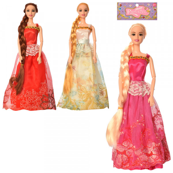 Кукла A536-F6-B37 Rapunzel, шарнирная, 29см