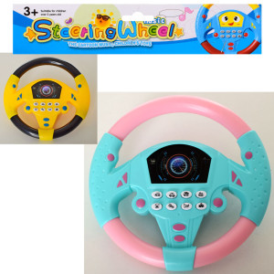 Игрушка KX1701 Руль, 20см, со светом и музыкой, на подставке