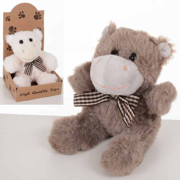 Мягкая игрушка MET10084 Бегемотик, 12см