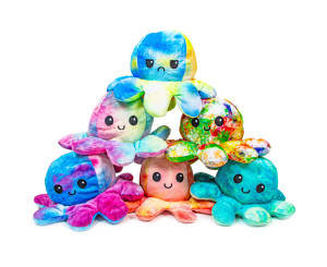 Мягкая игрушка Осьминог-перевертыш, плюшевая