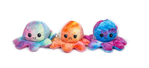 Мягкая игрушка Осьминог-перевертыш, плюшевая